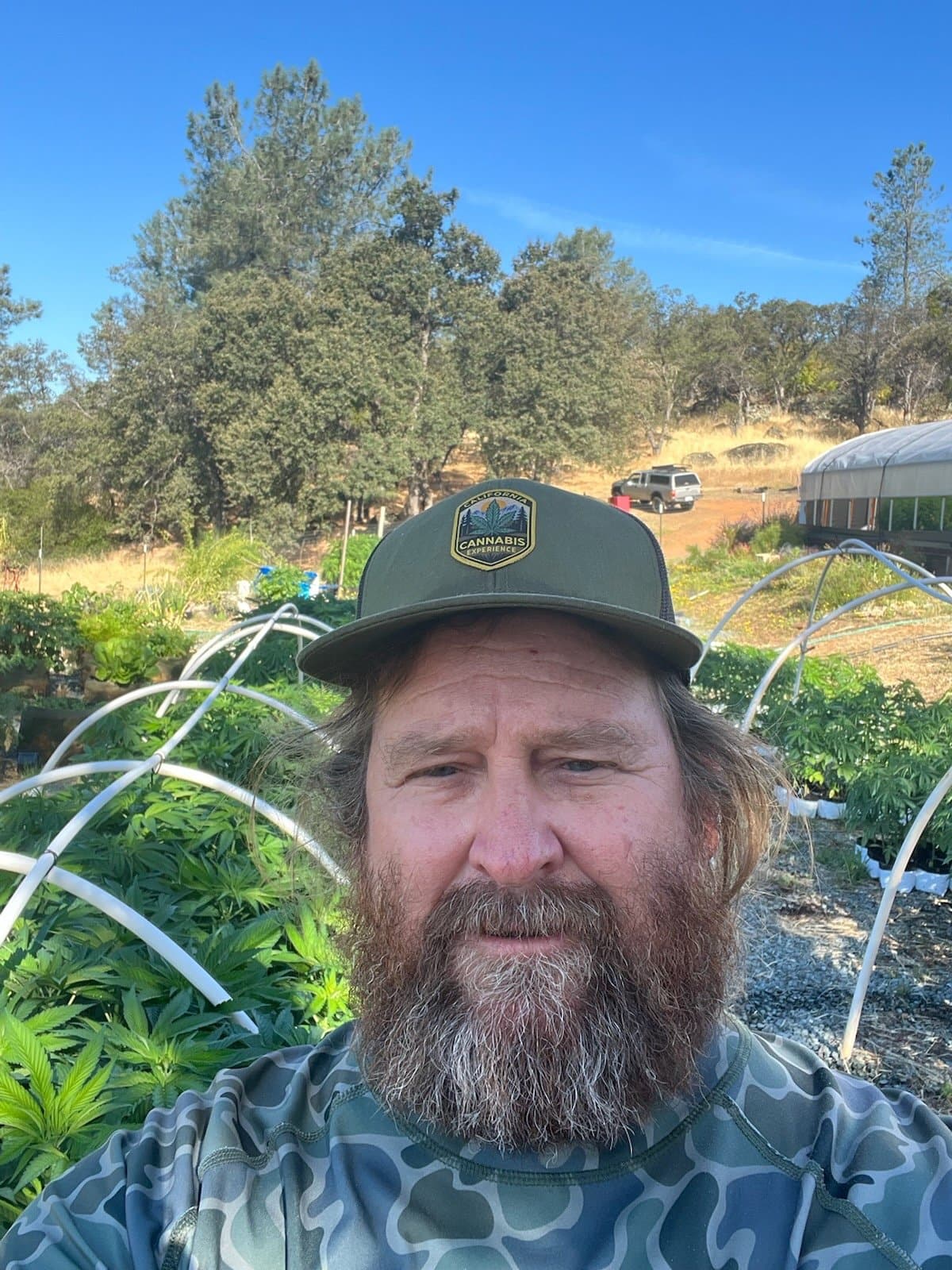 Mark in the garden